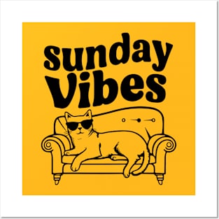 Sunday Vibes Posters and Art